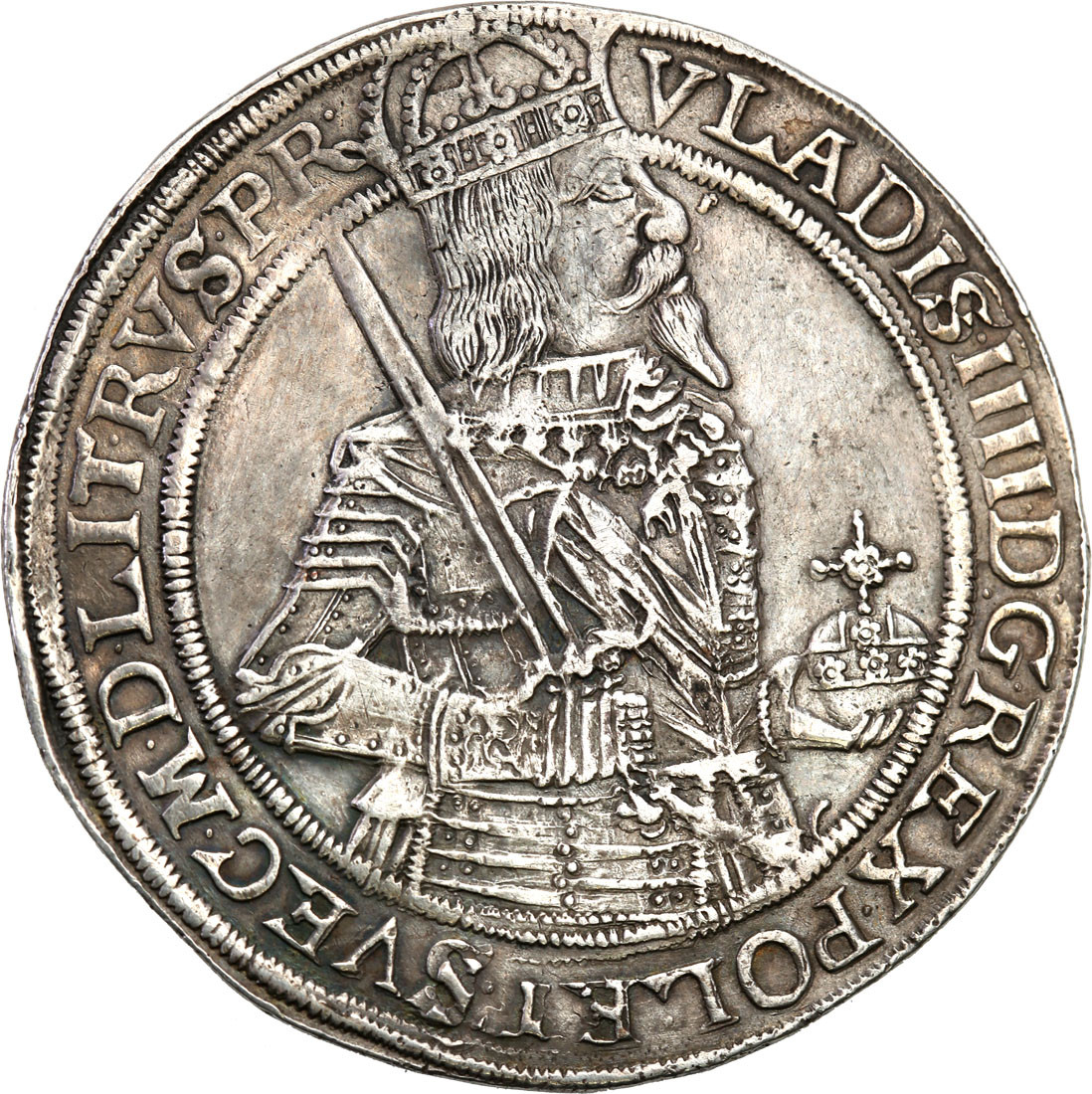 Władysław IV Waza. Talar 1636 II, Toruń - RZADKOŚĆ